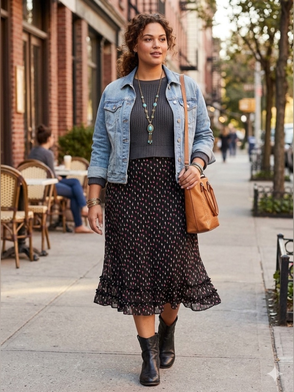 Elegant Patterned Skirt